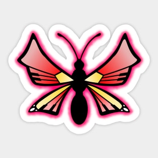 Music Butterfly Sticker